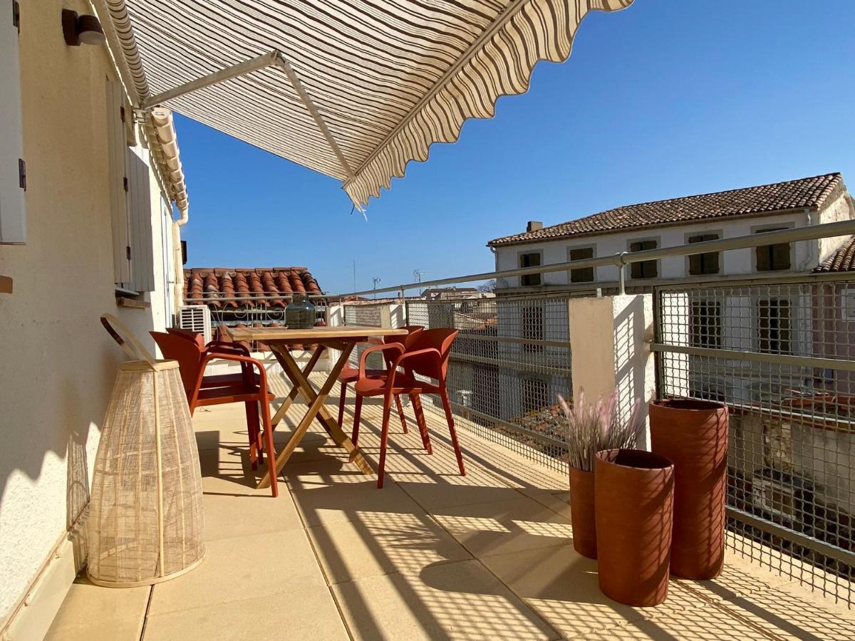 Appartamento La Terrasse Sur Les Toits Narbona Esterno foto
